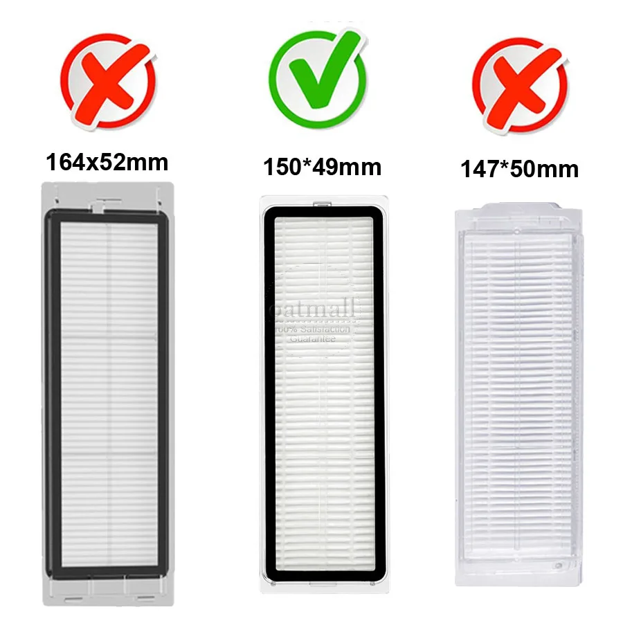 Kit Ricambio Spazzole E Filtri Per Mijia 1C, F9, 1T, Mi Robot Vacuum Mop - 5