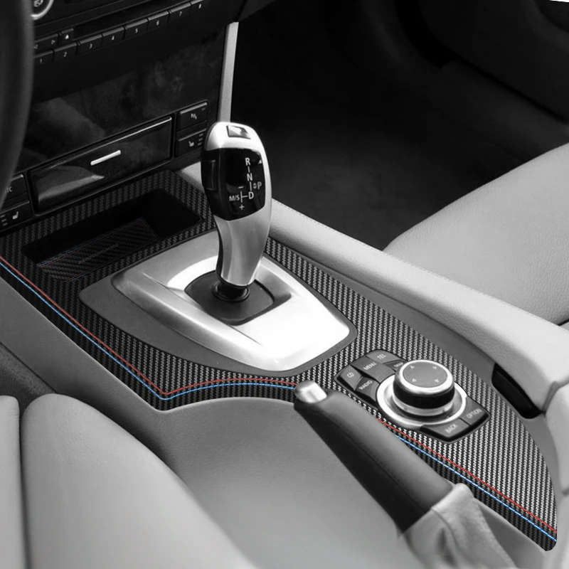 BMW E60 Carbon fiber Automatic Shifter Console Panel Bezel