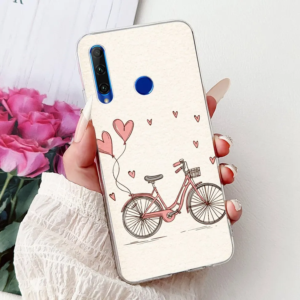 Cute Cartoon Cat Luxury Fashion Flowers Soft TPU Bumper Cover