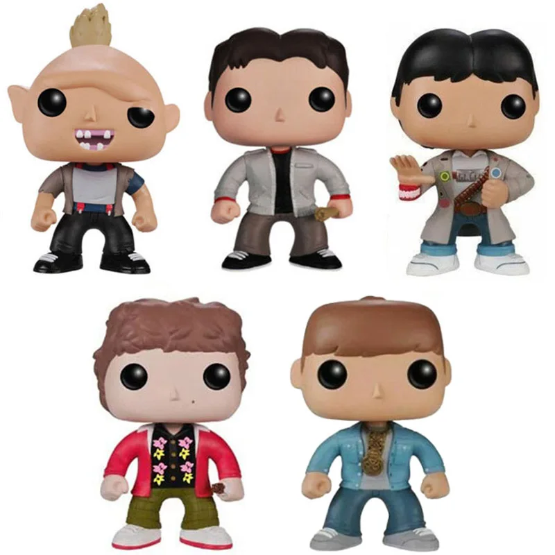 Nuovo Funko Pop The Goonies Mouth #78 Data #80 Bradipo #76 Mikey #77 Chunk #79 Action Figure Toys Collection Bambole Regali Per Bambini