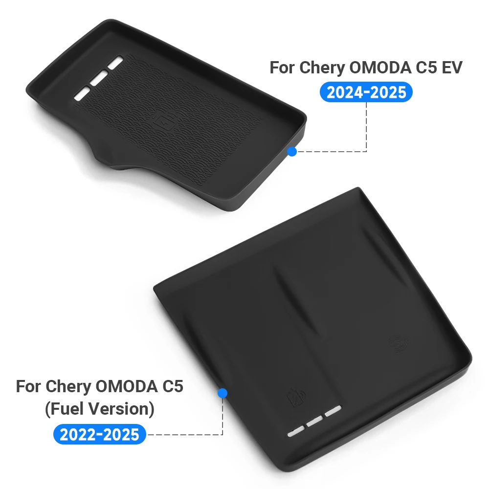 Per Chery Omoda 5 C5 FX 2022 2023 2024 2025: Accessori per il Controllo Centrale dell'Auto, Tappetino Antiscivolo in Silicone per Ricarica Wireless - Image 3