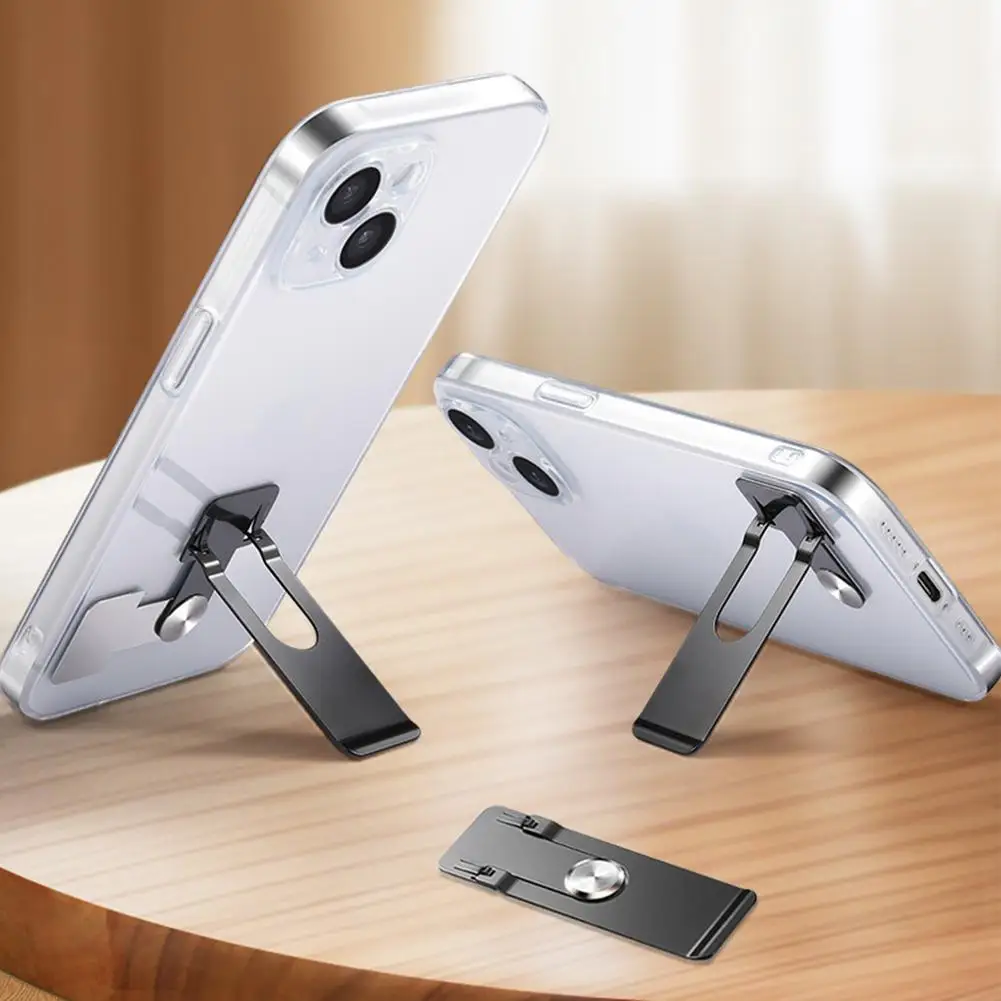 360-Grad-drehbarer Handy-Tablet-Ständer mit Aufkleber auf der Rückseite, gerade, faltbare Unterstützung und selbstklebender Universal-Ständer – Detail 8