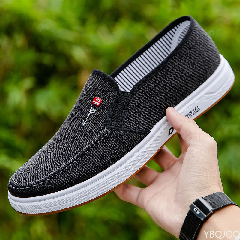 Men's shoes are breathable and light old Beijing cloth shoes men's low top canvas shoes and lazy work shoes 2022 4
