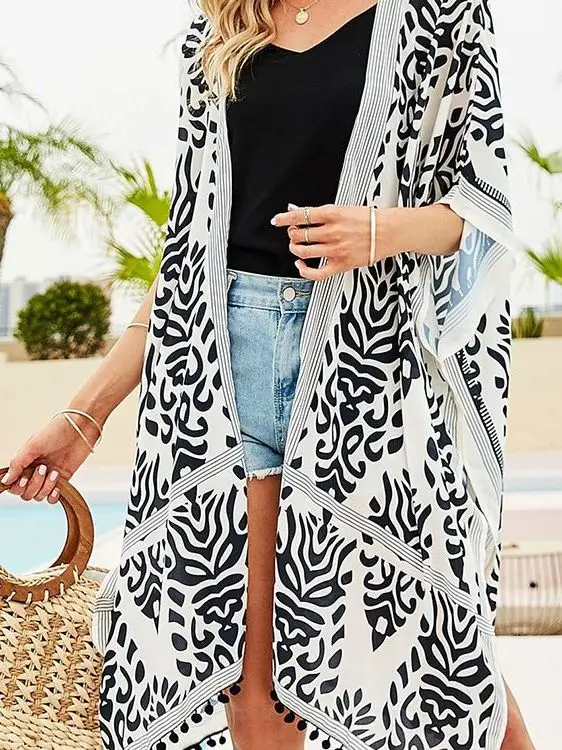 Summer Cover Up Women Beach Dress Tunic Long Bikinis Cover Ups Swimwear Women Cardigan Maxi Dresses Swimsuit Robe Beachwear bathing suit wrap Cover-Ups