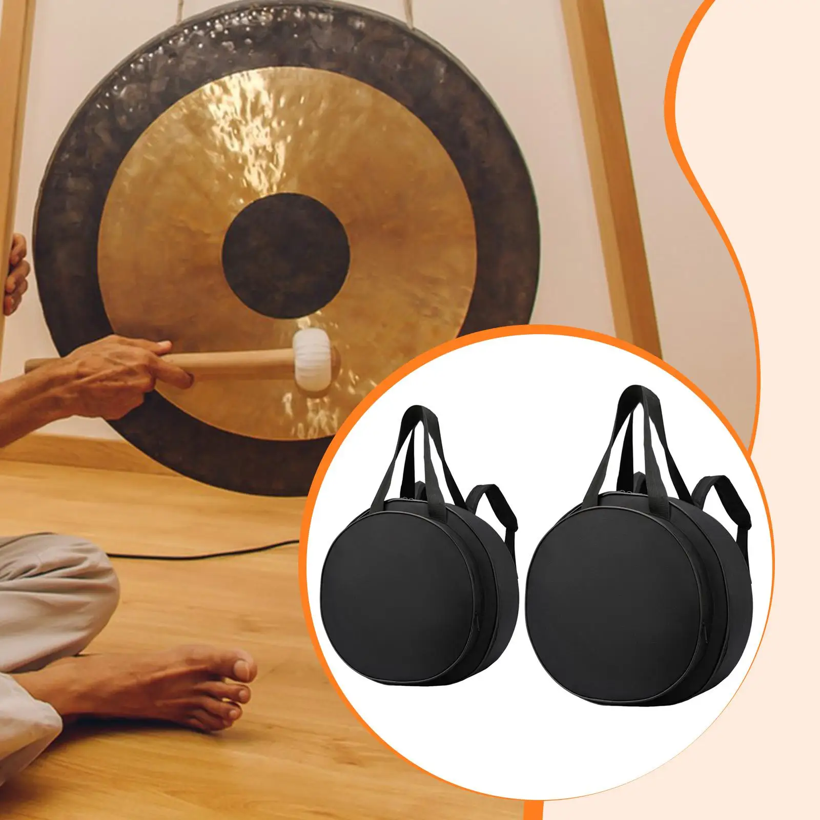 공 백, 핸드 드럼, 보호용 드럼 백 액세서리 두꺼운 내마모성 옥스포드 천 여행용 다용도 탬버린 케이스