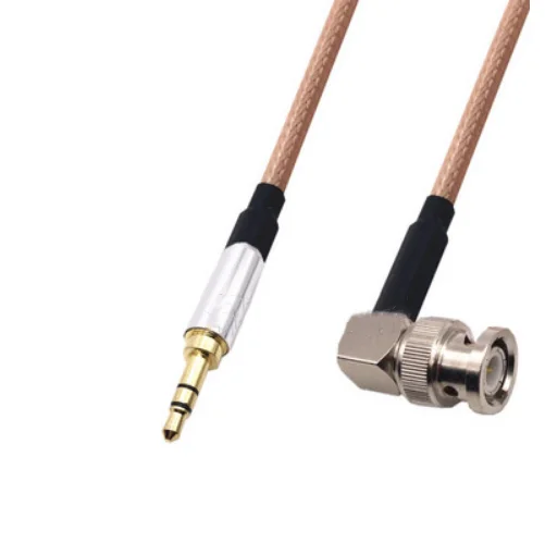 RG316 Cable 3.5mm to BNC coaxial headphone plug to BNC male and female surveillance DVR speaker audio cable