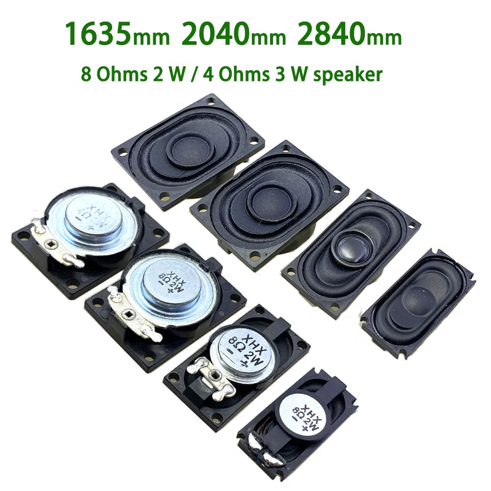 2pcs laptop speakers1635 2040 2840 mm ohm watt ohm