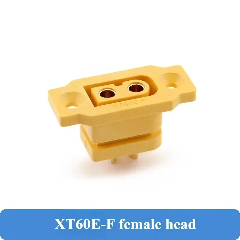 Gold-Plated High Current XT60E-F Quick Charge Mountable Connector