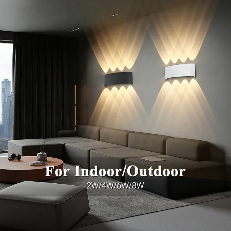 

Modern Wall Lamp Cube Led Wall Sconce Lamp Waterproof IP65 Interior Wall Light 110V 220V For Bathroom Outdoor Lighting 4W 6W 8W