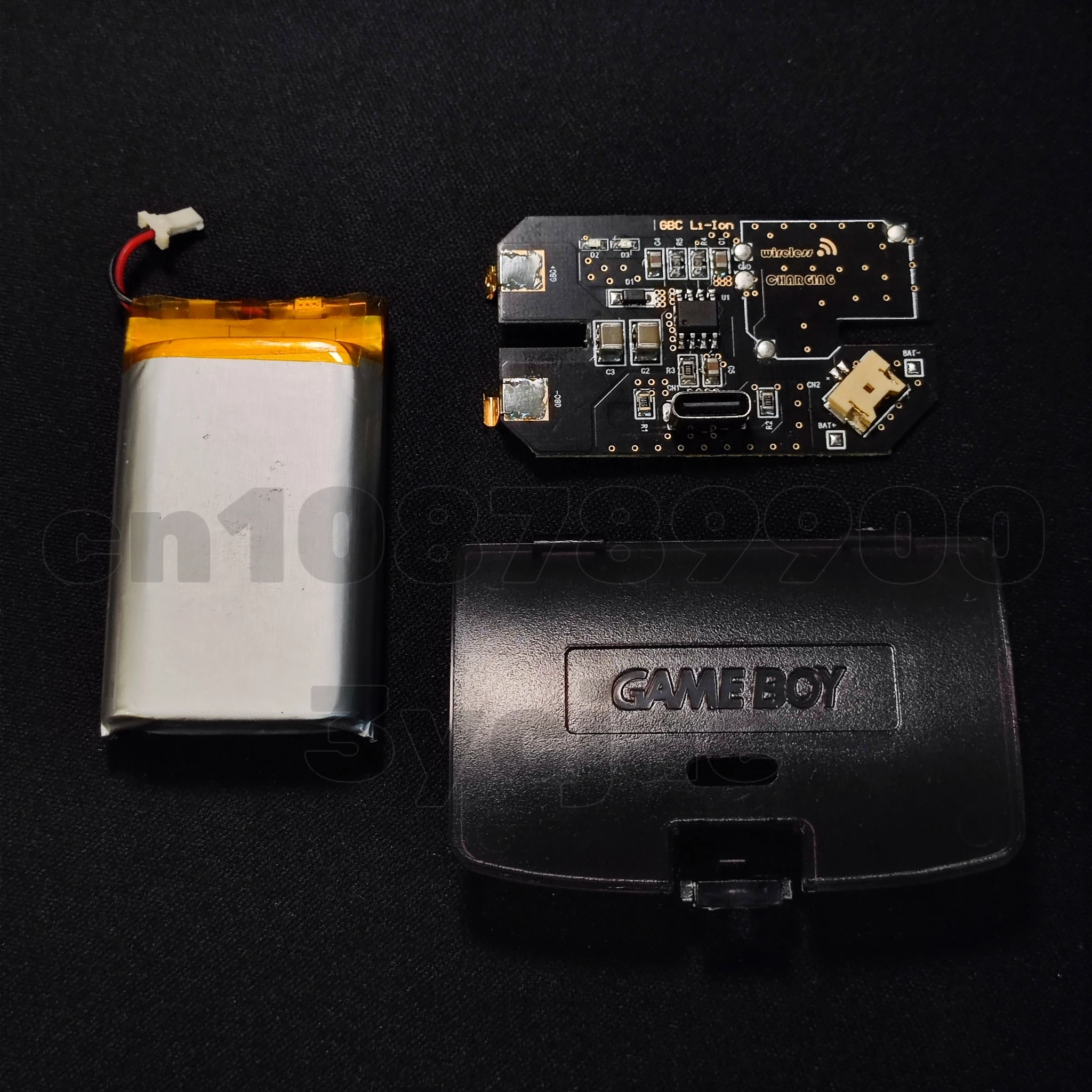 Applicable to gbc lithium battery GAMEBOY COLOR rechargeable lithium battery module No need to cut and weld, can be uninstalled 3
