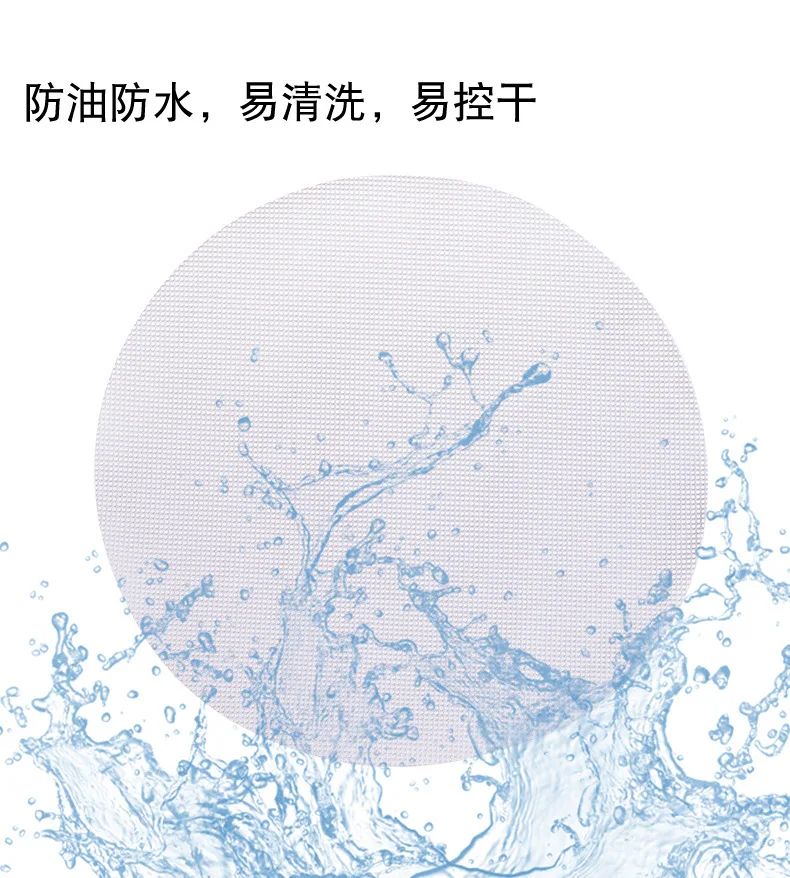Description Picture 4 of itemNon-Stick White Silicone silicone bamboo steamer baking mat Dim Sum Restaurant Kitchen Under Steamers Mat Cooking reusable Tools