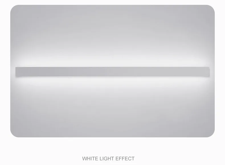 wall lights for bedroom Modern minimalist LED white long wall lamp bedroom aisle line lamp living room TV background wall indoor wall lamp bedside wall lights