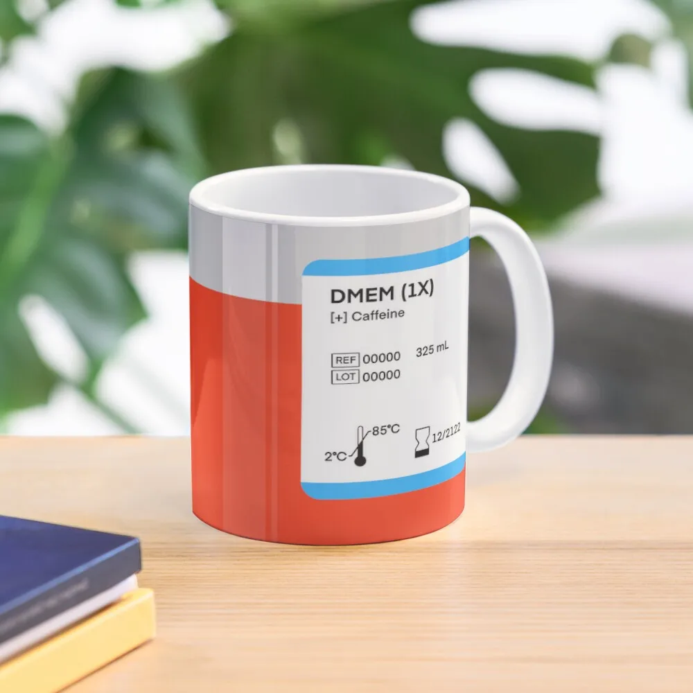 

Cell Media [+] Caffeine Novelty Science Mug Coffee Mug Ceramic Cups Creative Mate Cups Mug