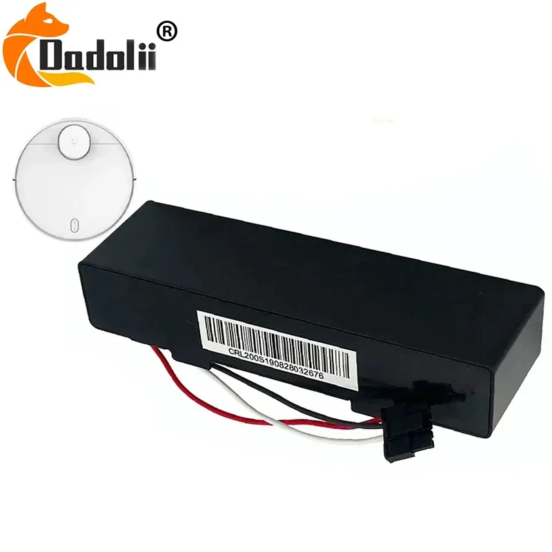 STYTJ02YM Li-ion Battery 18650 4S1P 14.4V 12800mAh Sweeper Battery for Xiaomi Mijia Mi Robot Vacuum-Mop P Sweeping Mopping Robot 3
