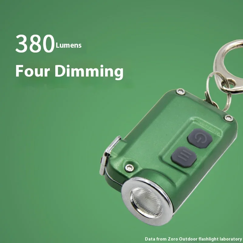 Compact Ultra-Bright LED Keychain Flashlight