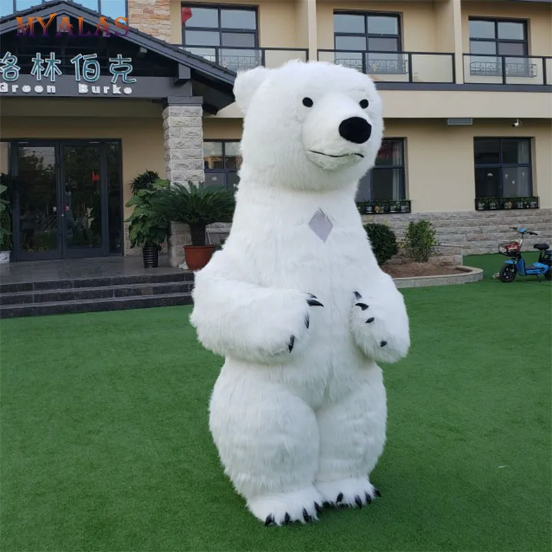 Mascot Costume for Adult Advertising Wedding Polar Bear