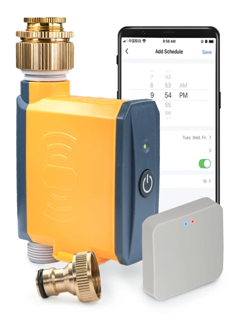 Zigbee Wireless Garden Irrigation Timer with Gateway Tuya SmartLife App Remote Intelligent Automatic Sprinkler Control System 1