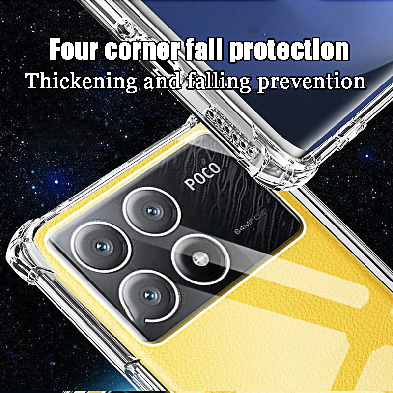 Luxury Shockproof Clear Phone Case - Premium TPU Silicone Back Cover