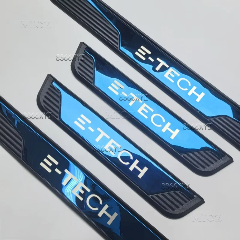 Renault Austral Arkana E-Tech 하이브리드 액세서리 2019 - 2024 자동차 스테인레스 크롬 도어 씰 킥 플레이트 보호대 커버 트림