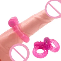 Verzögerung Ejakulation Cock Ring Vibrator Vibrierende Ringe Klitoris Stimulator Penis Erigierte Erektion Verbessern Sex Fähigkeit Sex Spielzeug Männer 3