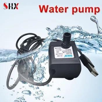 New 3W 500L/H Mini USB Water Electric Pump 5V USB Submersible Pumps Pet Water Dispenser For Pool Fountain Rockery Filter Pump