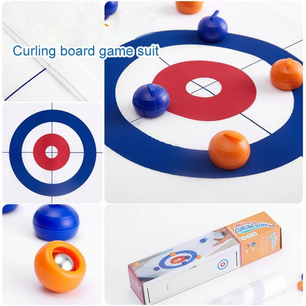 Tabletop Curling Game Children's Mini Desktop Curling Ball Toy 8 Balls for  Interactive Quarantine Home Game Party Favors| | - AliExpress