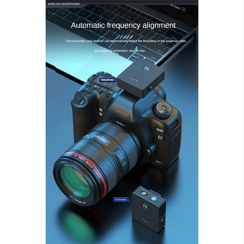 A23G S9 2.4GHz 무선 라발리에 마이크 마이크 송신기 수신기 (휴대폰, DSLR 카메라, 스마트폰 및 태블릿용)