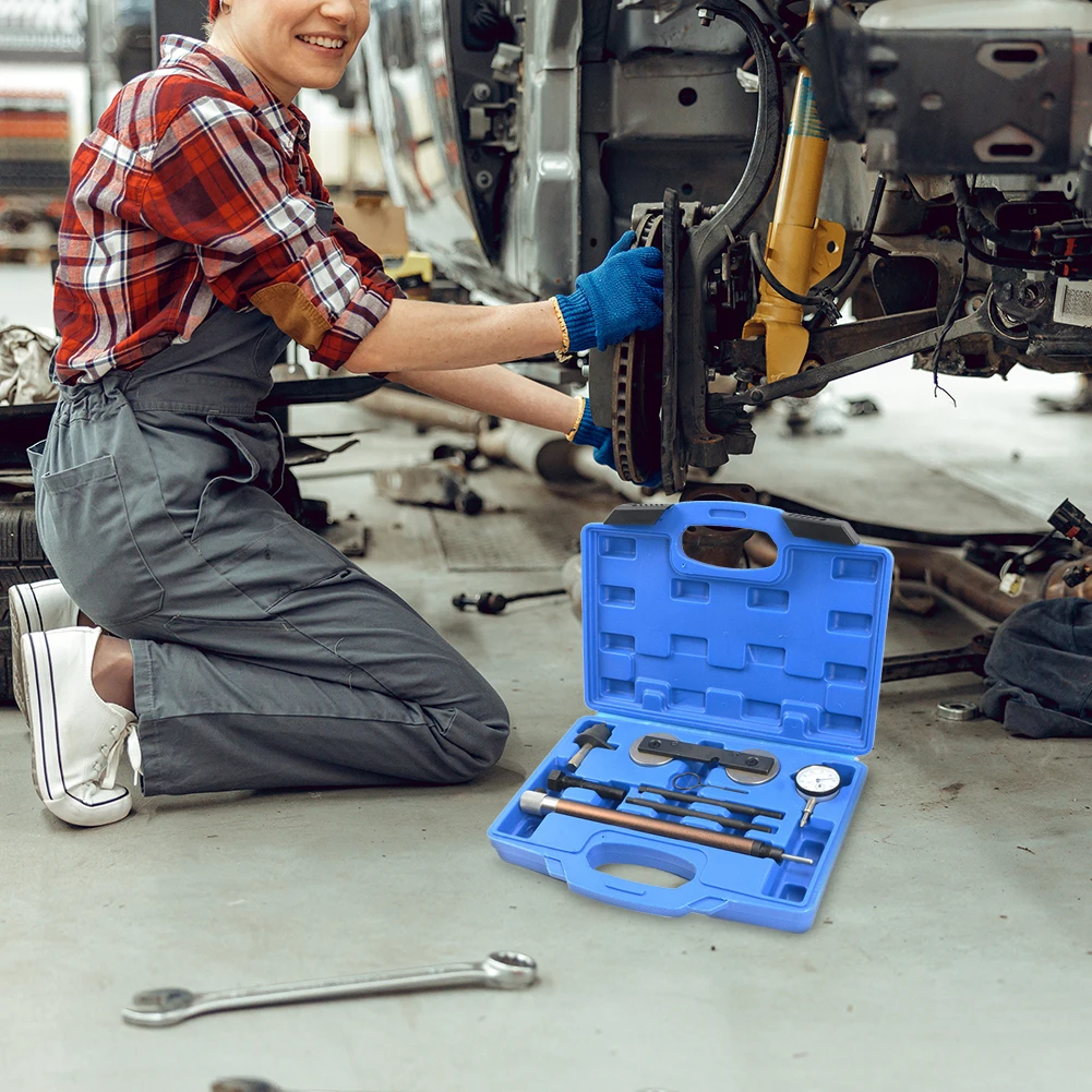 Engine Timing Chain Riveting Tool Set Engine Chain Timing Tool Kit Engine Adjustment Tool for Volkswagen for Audi 1.2 1.4 1.6