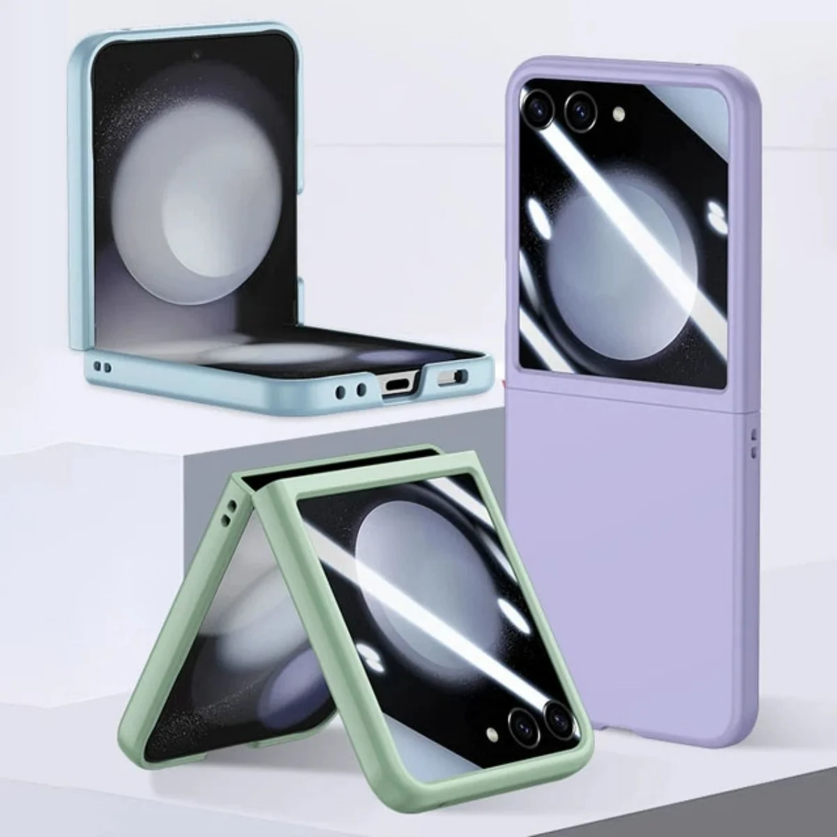 Vibrant Matte Hard Armor Candy Case - Fashionable Solid Color Shockproof Cover