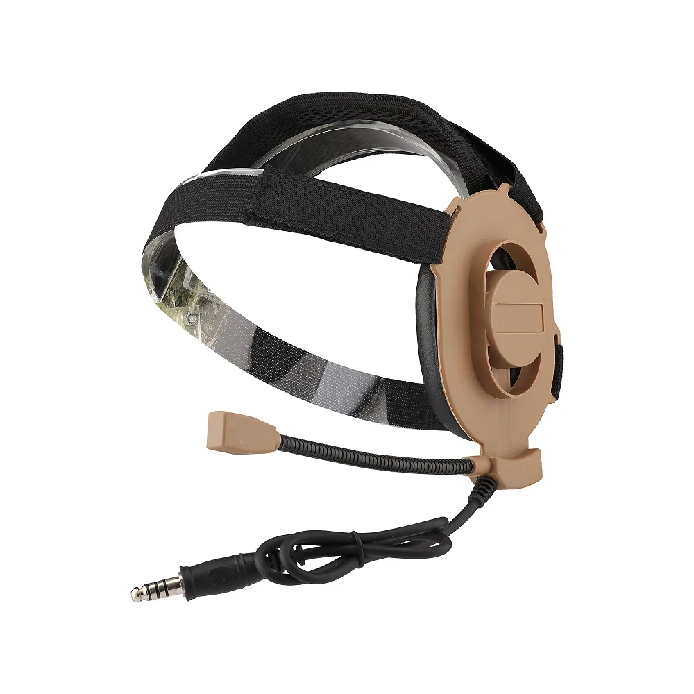 Bowman Elite II Tactical Headset Unilateral Communication Headphone U94 PTT For Baofeng UV-5R Radio Walkie Kenwood Plug