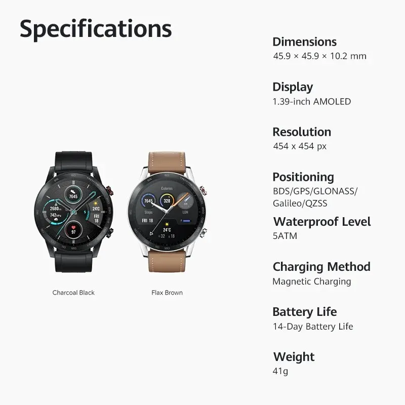 Honor Magic Watch 2    ȭ,  , NFC, ɹڼ,  ,  ͸, 46mm