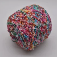 Handmade Characteristic Line Knitting Yarn Oil Painting Color Yarn Coarse Wool Gradient Pearl Blue Diy Woven Crochet Rod Needle 2