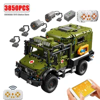 3850PCS Technical Remote Control Off-Road Rescue Vehicle Building Blocks Model Kids Assembly Truck Toys MOC Bricks Gift For Boys 1