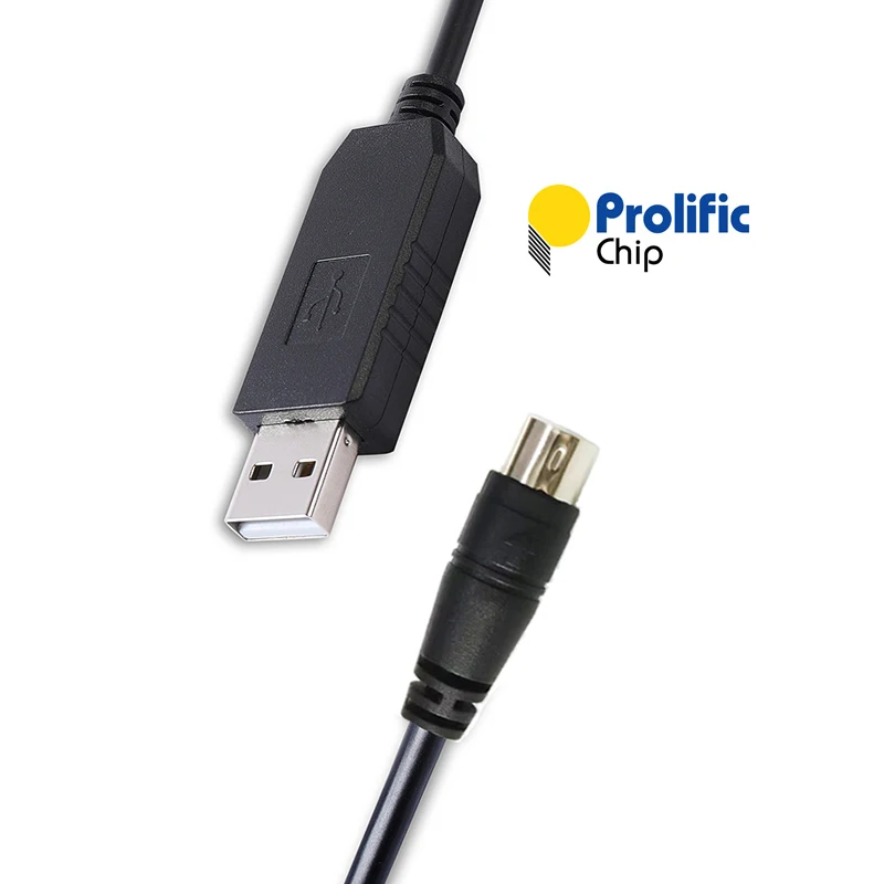 6FT USB a Mini DIN 8P maschio di programmazione CAT cavo compatibile con Yaesu FT-857 FT-857D FT-897 FT-897D CT-62 FTDI Chip