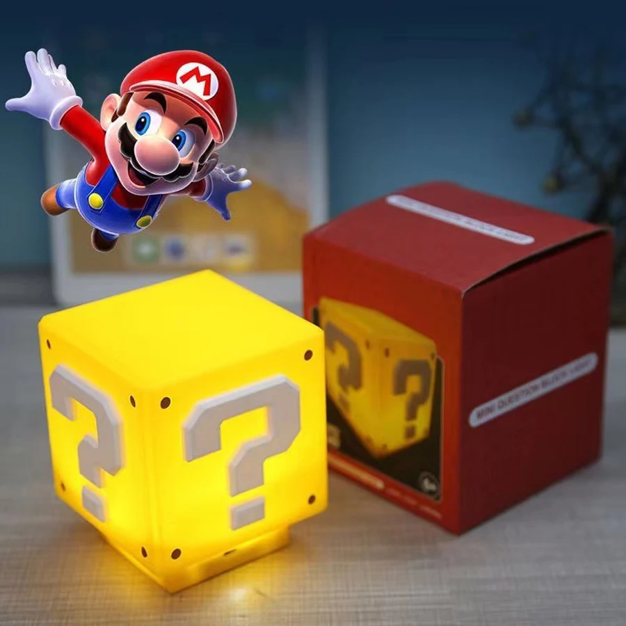 Lampada 3D LED Super Mario Thumb-up: Luce Notturna RGB Con 16 Colori, Touch E Telecomando, USB/Batteria, Regalo Cameretta