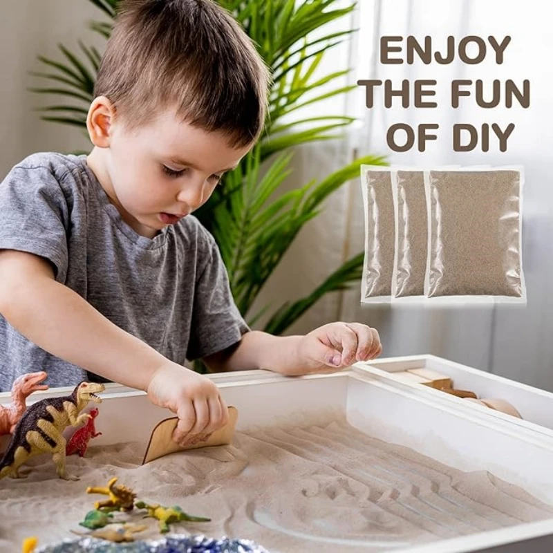 25g/Pack Colored Quartz Sand Decoration Hourglass Empty Bottle DIY Sandglass Children Stress Relief Toys Sand Table Accessori