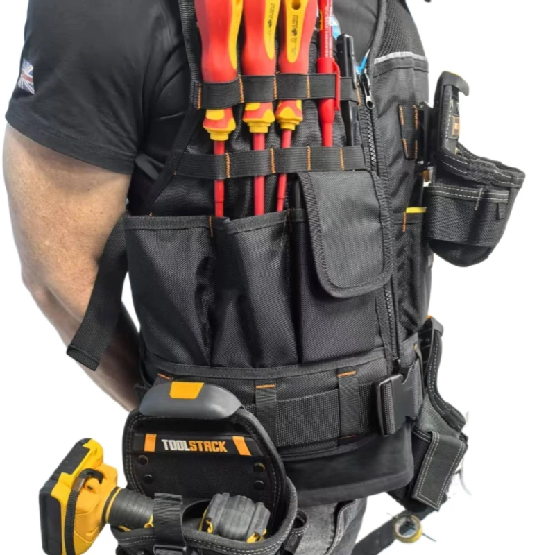 TOOLSTACK TSK-62 Workwear Allround Work Tool Vest Safety Vest with