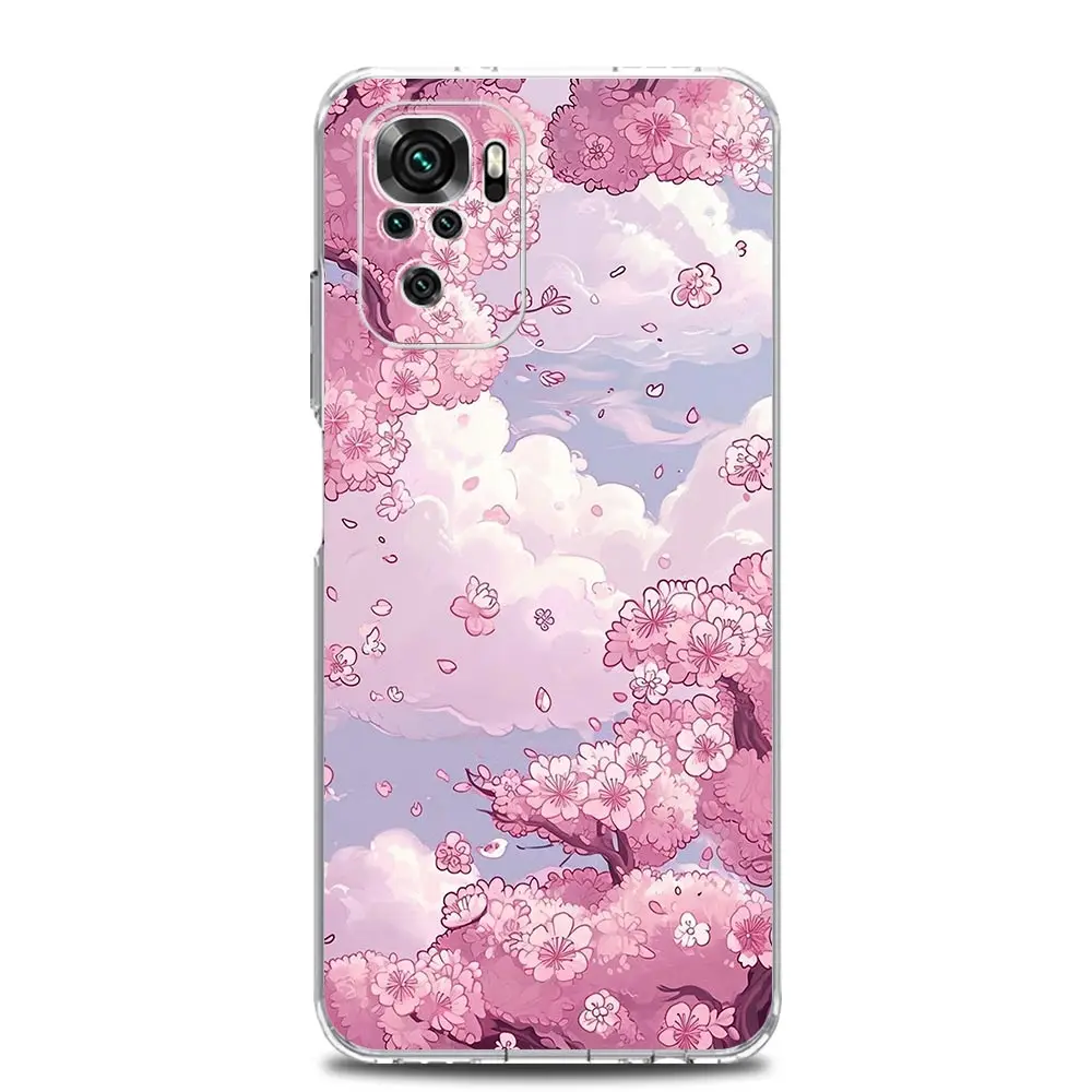 Cherry Blossom Tree Clear Phone Case Cover