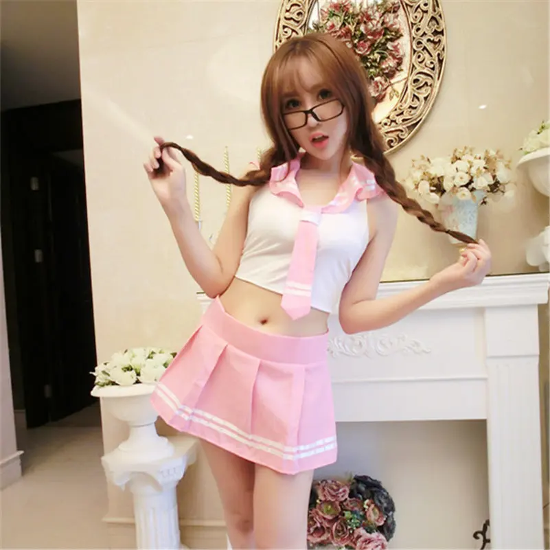 Sailor Girls Uniform BABYdoll Suit Campus Uniform Costume Cosplay Adult Sex Games