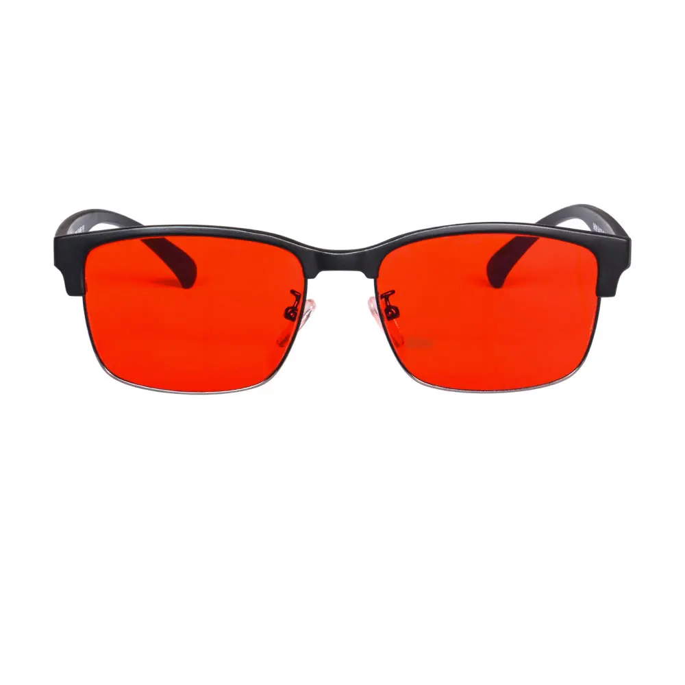 Shinu Blaulicht Brille für besseren Schlaf rote Linse Brille Anti blau grün hellrot Brille Brille für Männer guten Schlaf Brillen – Detail 12