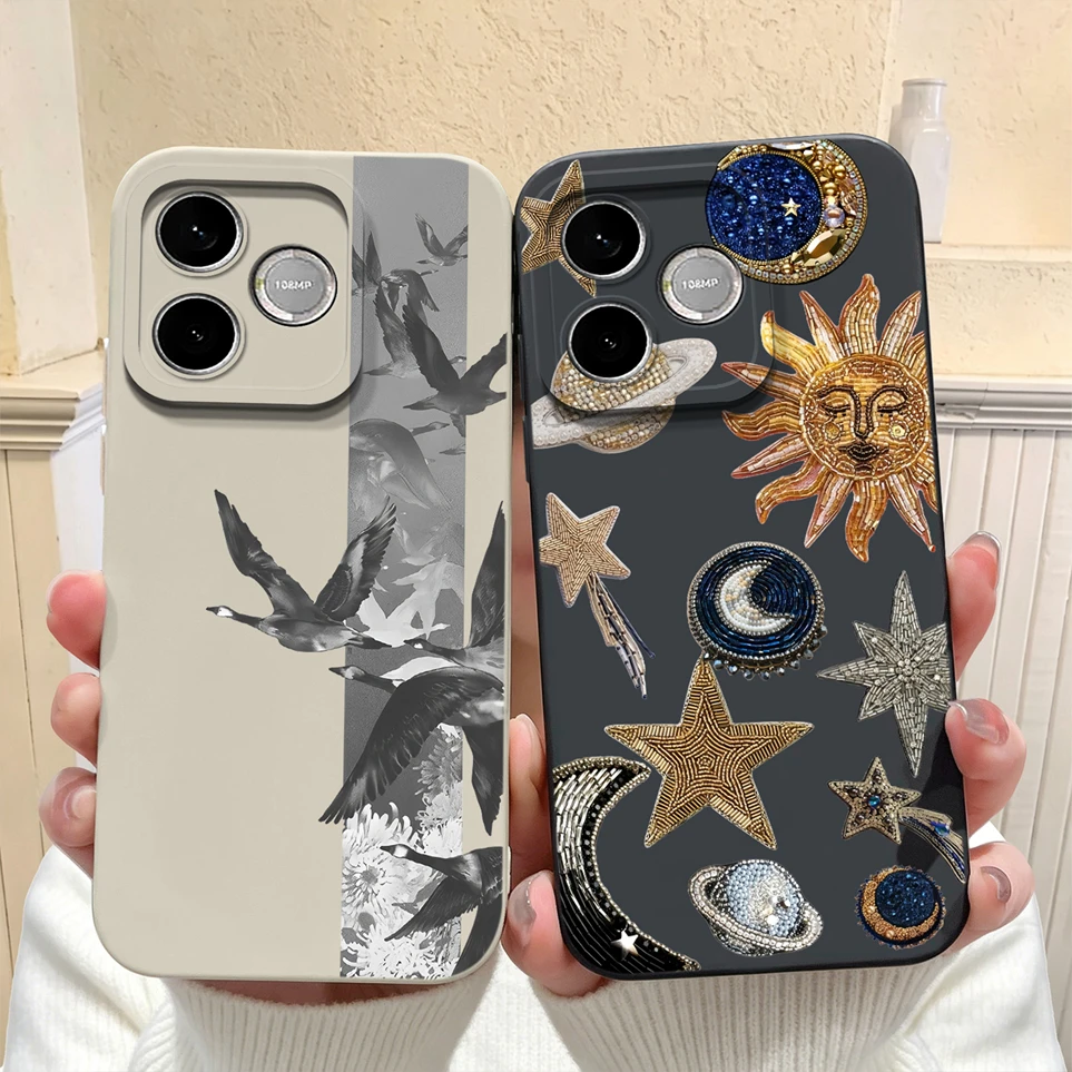 Elegant Sun and Moon Protective Phone Case Shell