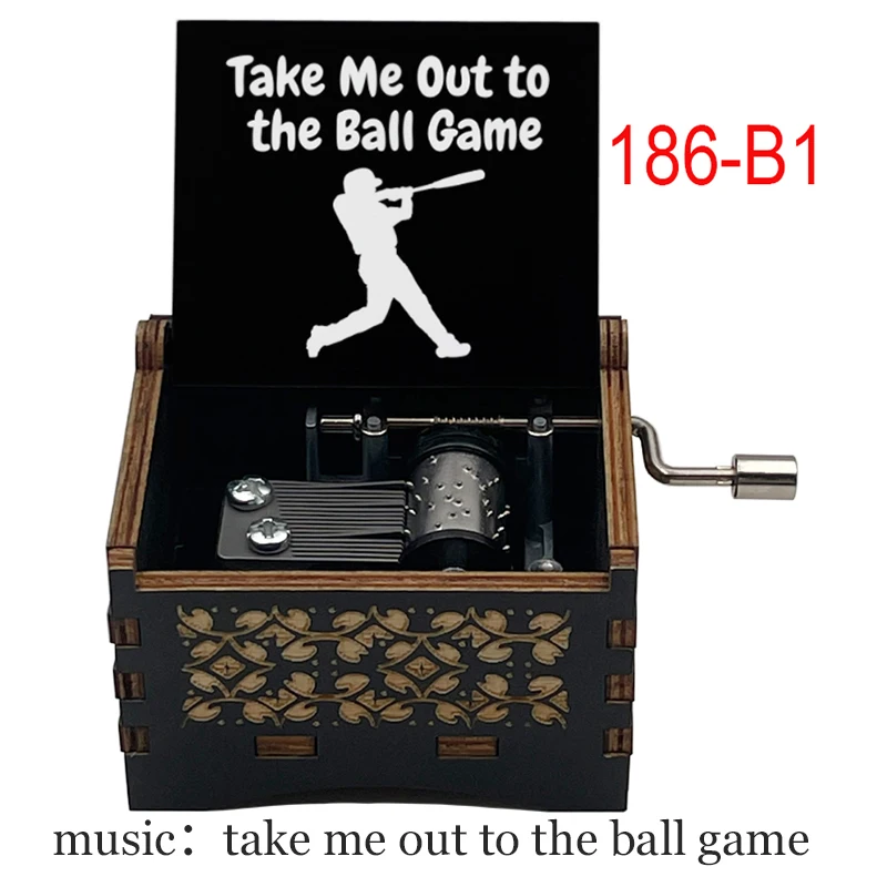 Take Me Out To The Ball Game Hand music box Kids Songs Super Simple Nursery Rhymes for kids boys girls toy gift 2