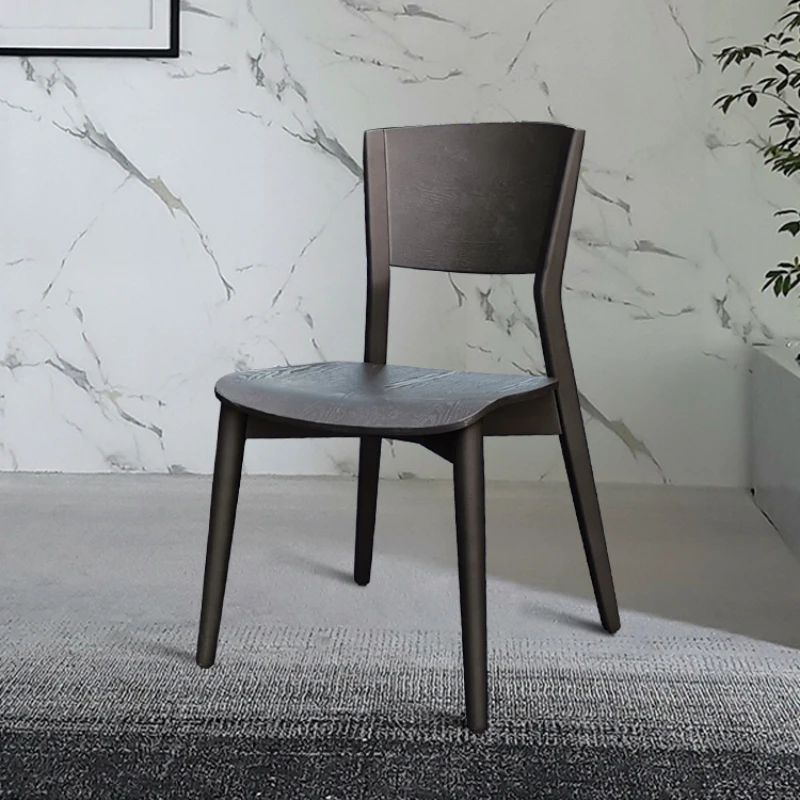 

Luxury Nordic Dining Chairs Wooden Household Modern Minimalist Dining Chairs Relaxing Dresser Cadeira Balcony Furniture WZ50DC