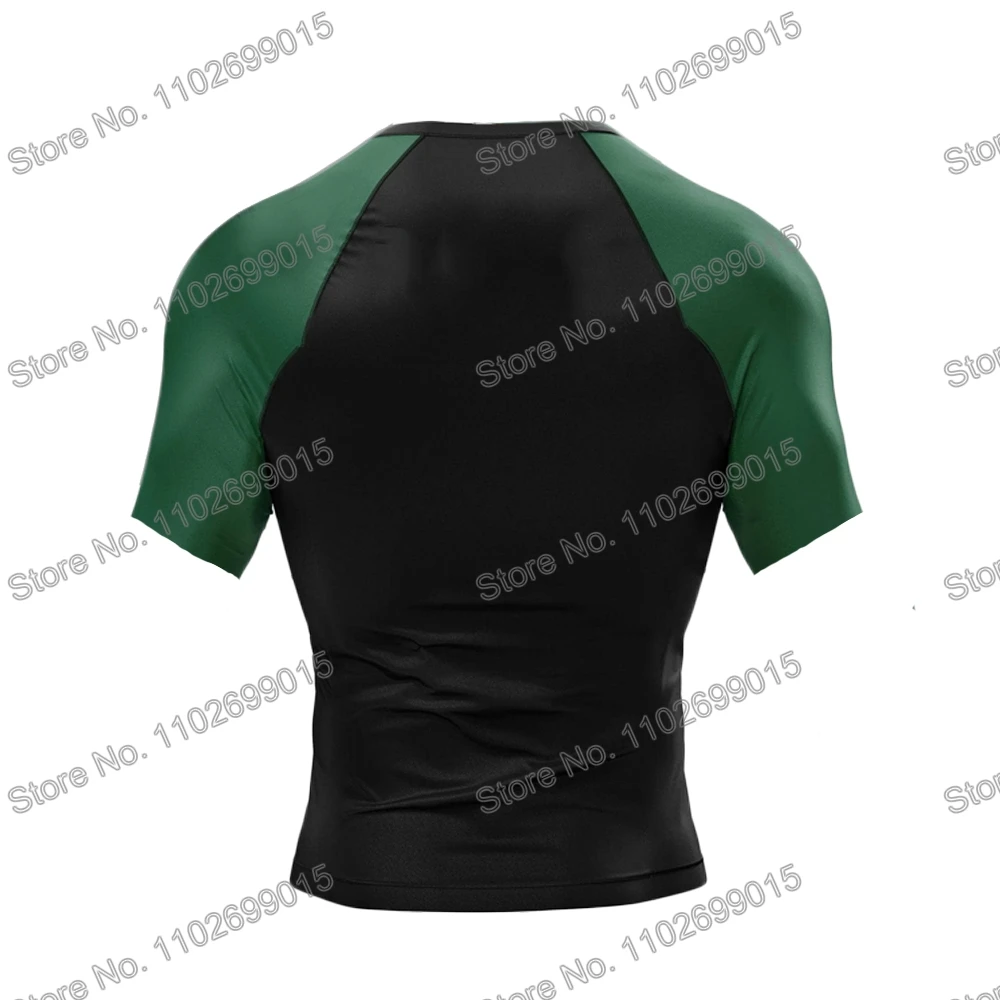 Star BJJ Surfing Clothing Men Women Rash Guard Short Sleeve UV Protection Diving Swimwear Summer UPF 50+ Beach Tights Sport Tops