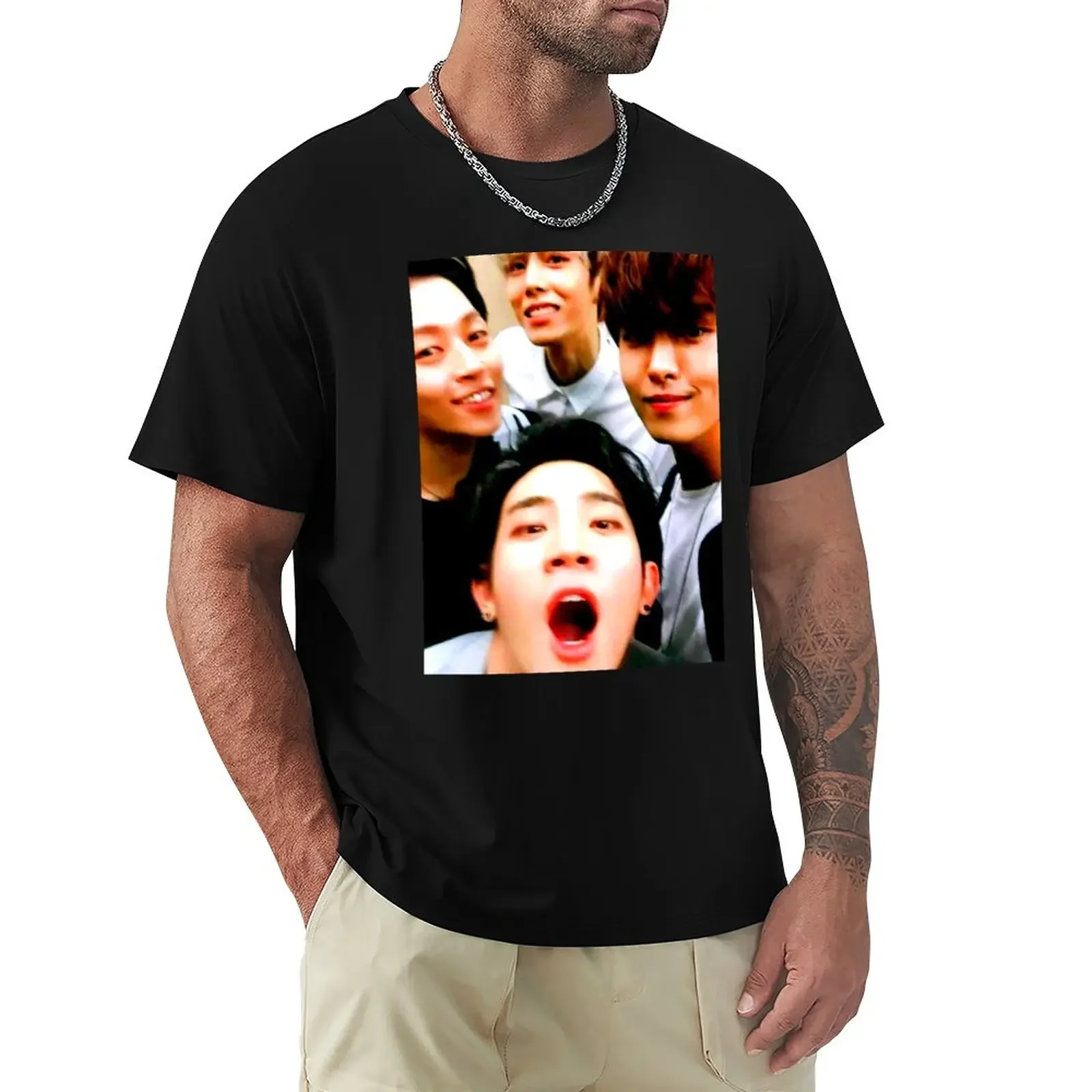 

the rose boyband T-Shirt tops plain Blouse plus sizes oversized t shirts for men