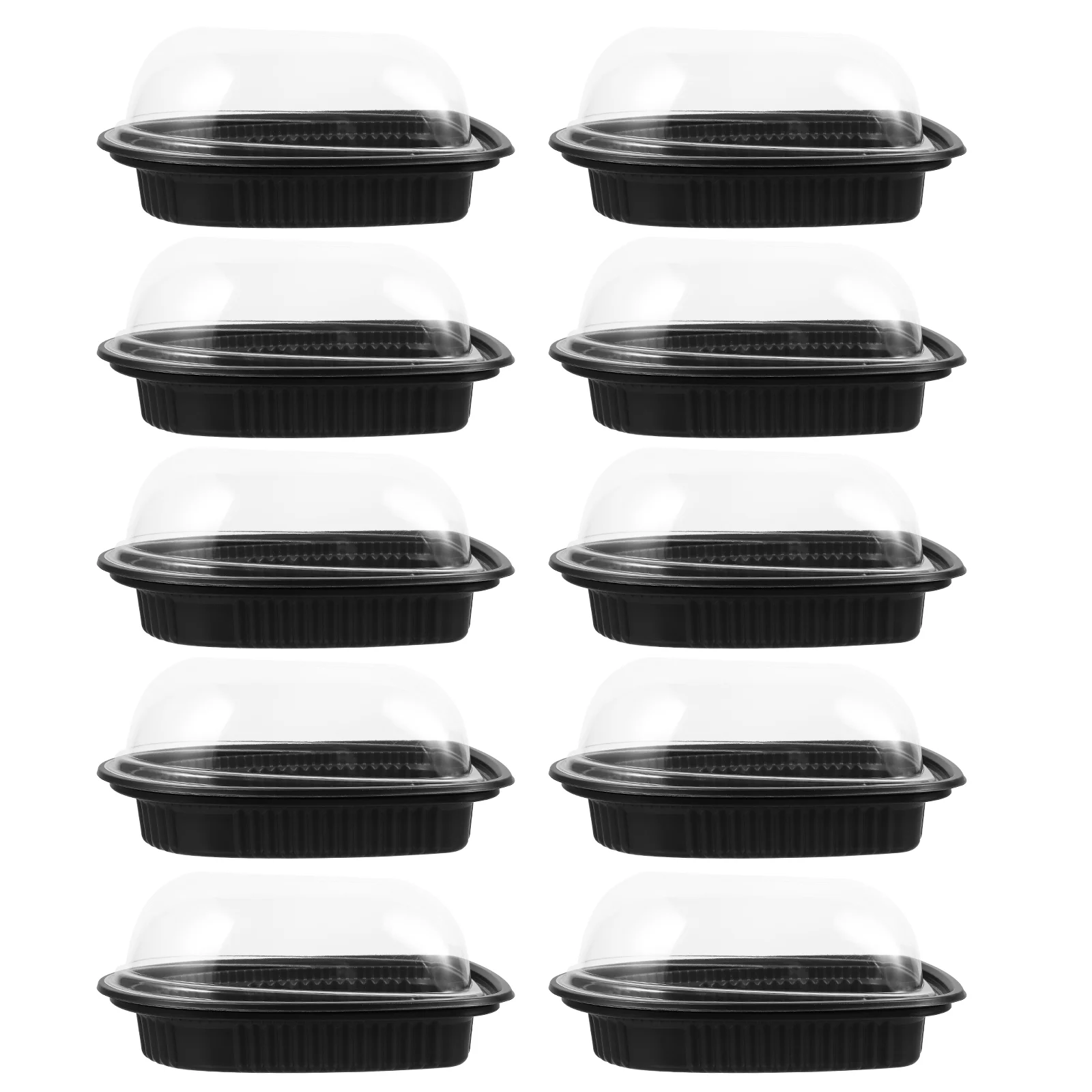 100pcs Roast Chicken Boxes Food Grade Safe Material Heat Resistant Disposable Containers Takeaway Boxes Party Food Plastic