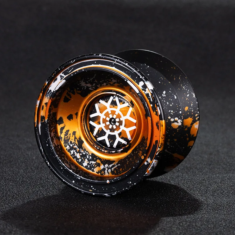 Yoyo Ball New Magic Yoyo Metal Professional Yoyo with 10 Ball Bearing Alloy Aluminum High Speed Unresponsive Yo Yo Classic Toys for Kids