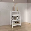 BATHBI 30" High 4-Tier Ladder Shelf in White for Bathroom & Living Room 1