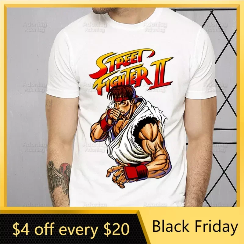 Hot Sale Cartoon Game Street Fighter 3D Printed T-shirt Personality Hip-hop  Fashion Casual Sports Tops Streetwear