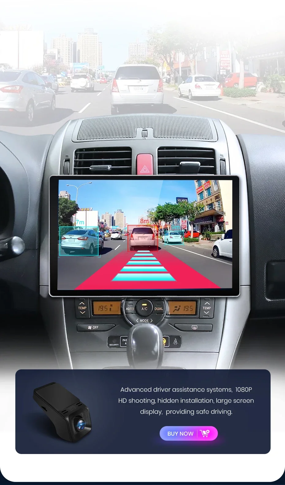 Junsun x7 Serie 11.5 "2k ai Stimme drahtloses Carplay Android Auto Autoradio für Toyota Auris E150 2012-Multimedia Autoradio – Detail 18
